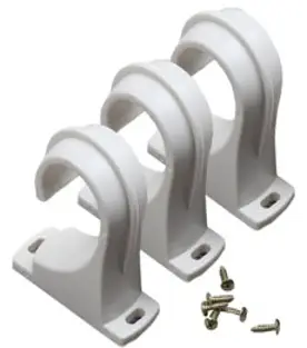 준앤컴파니 봉브라켓 35mm, 아이보리, 3개입