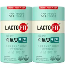 락토핏 키즈 60포, 120g, 2개