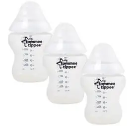토미티피 클로저 투 네이쳐 젖병 260ml 3개, 1단계, 투명