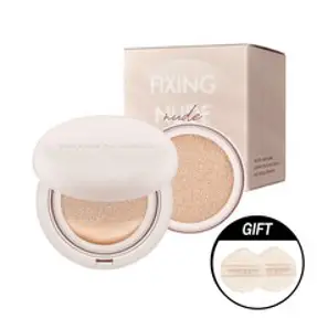 투쿨포스쿨 바이로댕 피니쉬 세팅 팩트 4g + 포터블 컨투어 브러쉬 세트, 혼합, 1세트