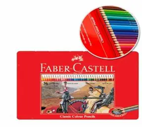 파버카스텔 일반 색연필 틴케이스, 36색, 1개