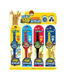 포켓몬 라이팅 클러치워치 4p 세트, 혼합색상