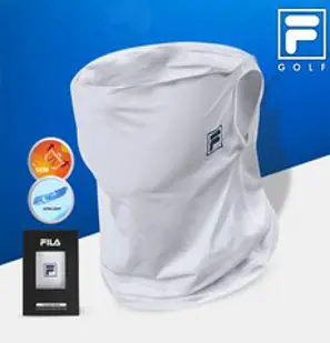 FILA 넥워머/동계 방한 목도리, 블랙