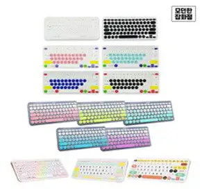 로지텍 K380 밀착 키스킨 모음 한글 한영 투명 커버, 4.디자인형 유니콘, 1개