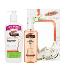 팔머즈 프레그넌시 임산부 로션 315 ml + 스킨테라피 매직 오일 150 ml 선물세트, 1세트
