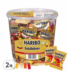 하리보 골드베렌젤리, 1000g, 2개