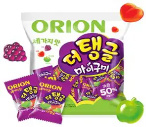 오리온 세 가지 맛 더 탱글 마이구미 츄잉젤리, 686g, 1개