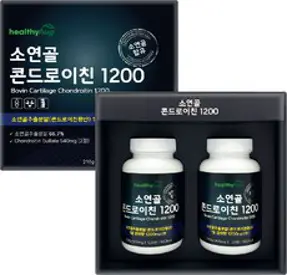 소연골 콘드로이친 1200 식약처 HACCP 인증 보스웰리아 우슬 추출분말 함유 대용량 120정 부모님 선물, 2개