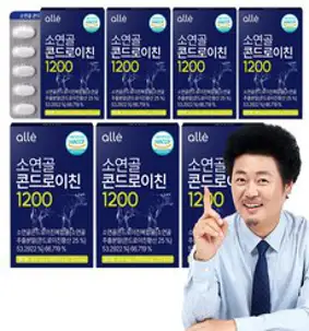 콘드로이친 1200 소연골 식약청 인증 HACCP 알레, 7박스, 60정