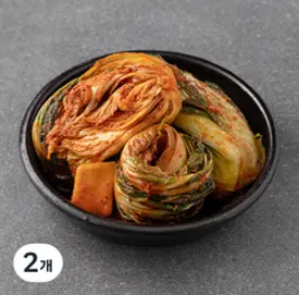 해담채 전라도식 포기김치, 3kg, 2개