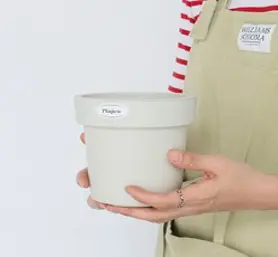 모리앤 플라티코 베이시스 플라스틱 화분, 웜베이지