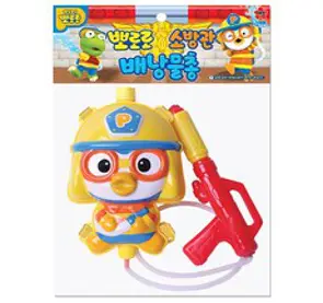 뽀로로 소방관 배낭물총, 혼합 색상