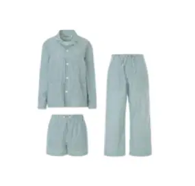 프랭클리 Unisex Pleats Sleep Set Charcoal 103463