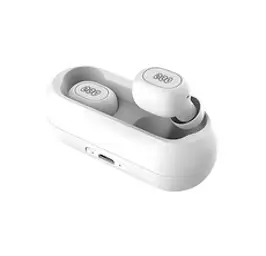 QCY 블루투스 이어폰, QCY T17APP, 블랙