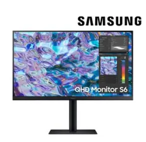 삼성전자 QHD 모니터 FreeSync S61B (68.4 cm) IPS 네로우베젤 회전 리프트 27형 75 Hz S27B610EQC, 68.58cm