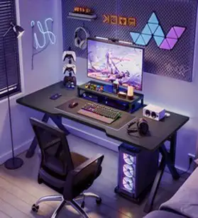 데스커 1600x700 컴퓨터 책상 DSAD116D, 상판-화이트/다리-화이트