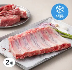동원 스페인산 돼지등갈비 (냉동), 2kg, 1개