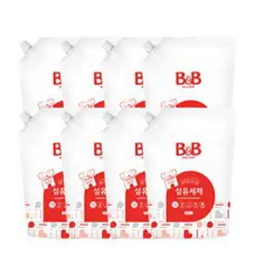 비앤비 섬유세제 리필, 1.5L, 3개