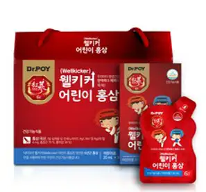 종근당건강 어린이홍삼 20ml 30포 종근당홍삼 6년근, 30회분, 1박스