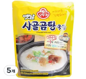 오뚜기 옛날 사골곰탕 국물, 6개, 500g