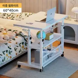 모션테이블 책상 서서일하는 수동 높낮이조절 키다리, [뉴 리뉴얼] 북미 원목 80*40C M