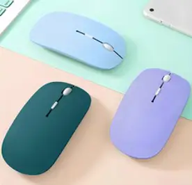 무선 광학 펜 마우스 2.4GHz USB 마우스펜 3색 속도 조절가능, 그레이, 기본형