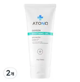 아토엔오투 2세대 옥시젠 수딩젤, 160g, 2개