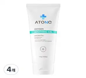 아토엔오투 2세대 옥시젠 수딩젤, 160g, 4개