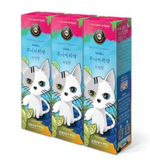제니튼 닥터제니 저불소 어린이치약, 60g, 3개