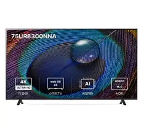 LG전자 4K UHD LED TV, 189cm(75인치), 75UR8300NNA, 스탠드형, 방문설치