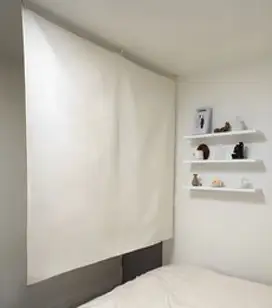 블랭크 광목 패브릭 파티션