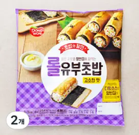 동원 롤유부초밥 고소한맛, 254g, 2개