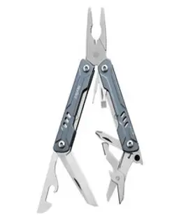NexTool 미니 러 11 인 1 다기능 도구 6.7cm 포켓 멀티툴 플라이어 카드 핀 오프너 나이프 검색, 01 파란, 1개