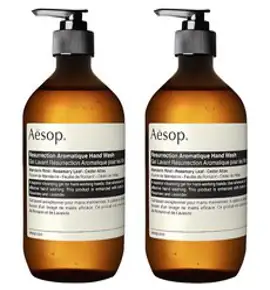 이솝 레저렉션 아로마틱 핸드워시, 500ml, 2개