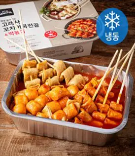 고래사어묵 바로 끓여먹는 꼬치어묵전골 & 떡볶이 2~3인분 (냉동), 755g, 1개