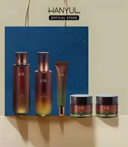 한율 송담 기초 5종 세트(스킨150ml+에멀젼 125ml+크림 50ml 2개+아이크림 25ml)+쇼핑백, 1개