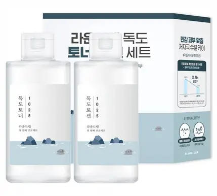 라운드랩 독도 토너 200ml + 로션 200ml 세트, 1세트