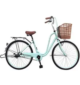 닥터바이크 2024년형 시마노 7단 스틸 프레임 생활용 자전거 60.96cm L-24S, 베이지, 155cm, 1개
