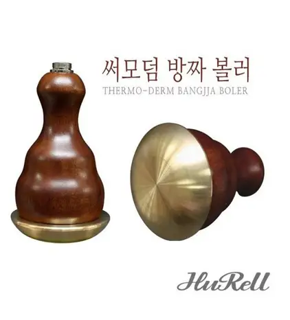 피지오 써모덤 온열기 온열테라피 방짜 볼러, 4.이글 페이스 골드, 1개