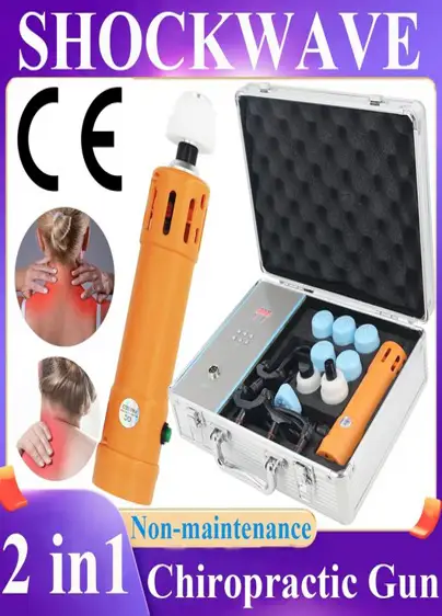 전문가용 충격파 기계 피지오 테라피 ED 어깨 통증 완화 바디 릴랙스 마사지 도구, 04 EU Plug