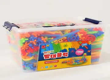 이앤오 키다리 빨대블럭 1000pcs, 키다리 빨대블럭 1000p, 1개