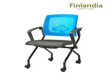 핀란디아 시프트 T504B 메쉬 접이식의자, 스카이블루