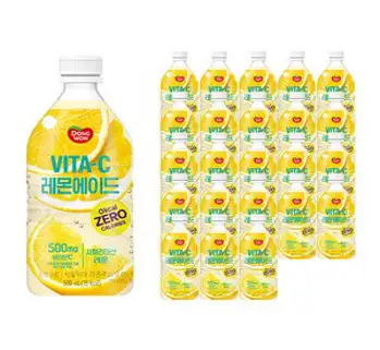 동원 비타C 레몬에이드 음료, 500ml, 24개
