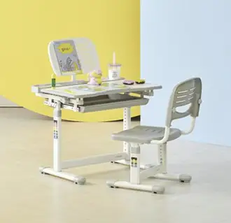 앙팡 아동용 책상 + 의자 2P 1200 방문설치, 크림 + 우드
