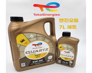 엔진오일 7L(6L+1L) 프랑스 토탈 TOTAL 이네오 넥스 5W30 7리터, 7L, 1세트