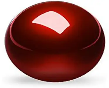 Perixx Perix PERIPRO-304 55mm Trackball Glossy Finish Red Compatible with other 18033, 상품명참조, 상품명참조