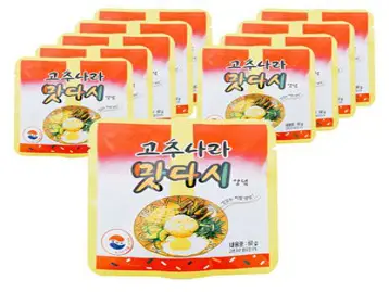 동방푸드마스타 페퍼햅 고추나라 맛다시 양념, 60g, 10개