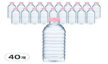 CRYSTAL 생수 무라벨, 500ml, 40개