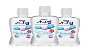 가그린 어린이용 구강세정제 딸기향, 3개, 550ml